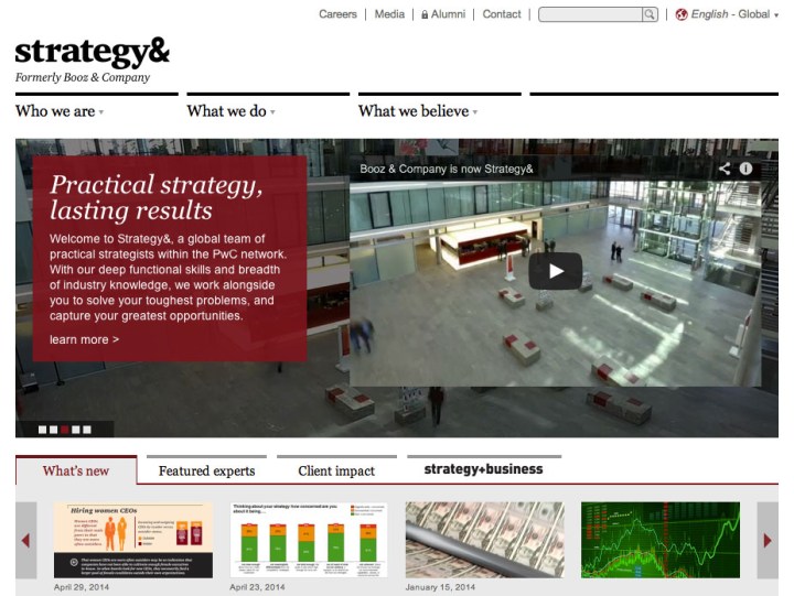 PWC announces strategy&